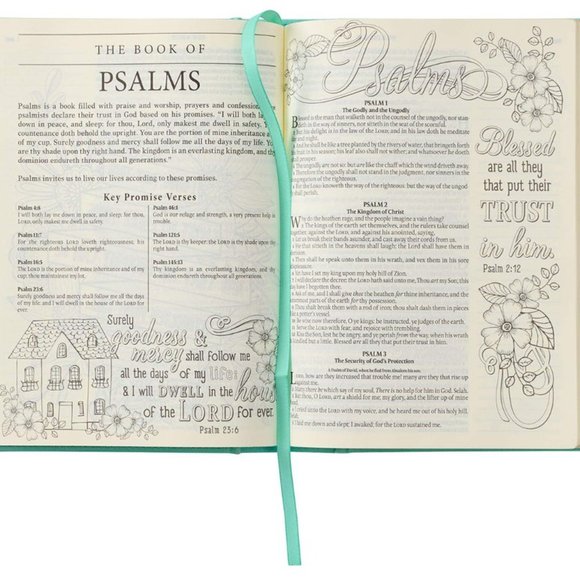 KJV My Promise Bible--imitation leather, teal - NEW - Picture 6 of 11